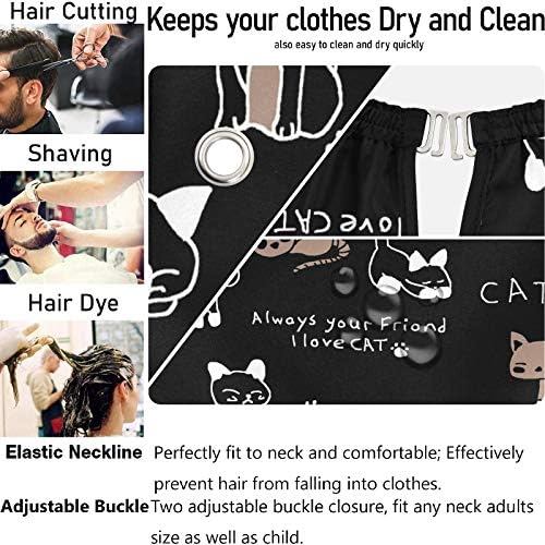 visesunny Professional Barber Cape Polyester Hair Cutting Salon Cape Apron Anti-Static Beard Bib - Image 5