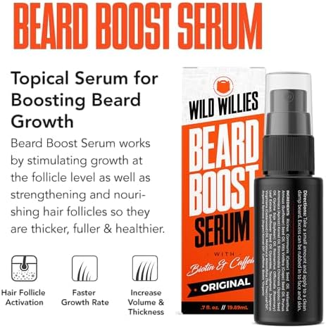 Wild Willies Beard Care Kit - Heated Straightener, Butter & Growth Serum - Image 4