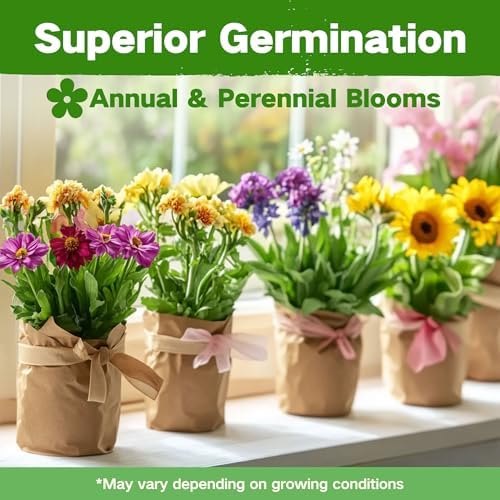 Lush&Dew Cut Flower Seed Bank, Gardening Gifts for Women, 32 Variety Seeds - Image 3