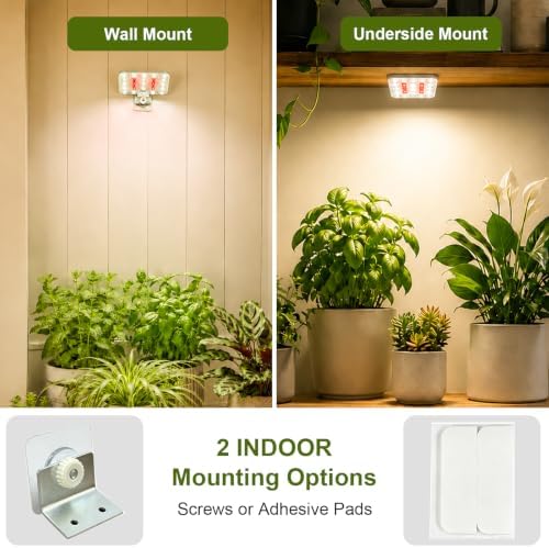 Wall Mounted Grow Light for Indoor Plants, Full Spectrum, 1-Pack - Image 5