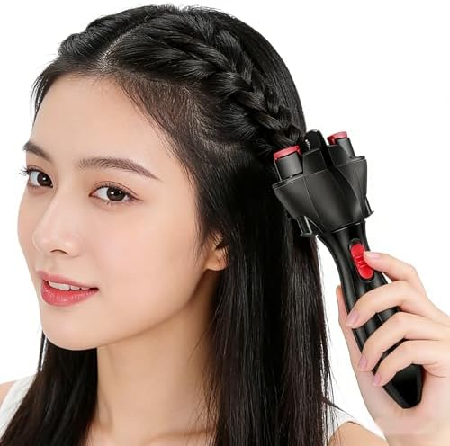 Automatic Hair Braider, Auto Smart DIY Hair Styling Tools, Electric Hair Twister and Braider Machine, Braid Maker for Women, Battery Powered (Not Included) - Image 6