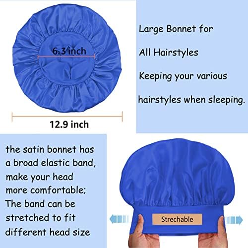 Satin Bonnet Silk Hair Bonnet for Sleeping, Bonnets for Women - Image 4