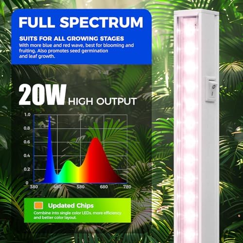 Barrina T5 Grow Lights, Full Spectrum, 4ft 160W (8 x 20W), 8 Packs - Image 4