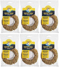 Sun Seed 6 Pack of Swing Ring Bird Toys and Treats in One, 2.11 Ounces Each, for Parakeets, Canaries and Finches by Sunseed