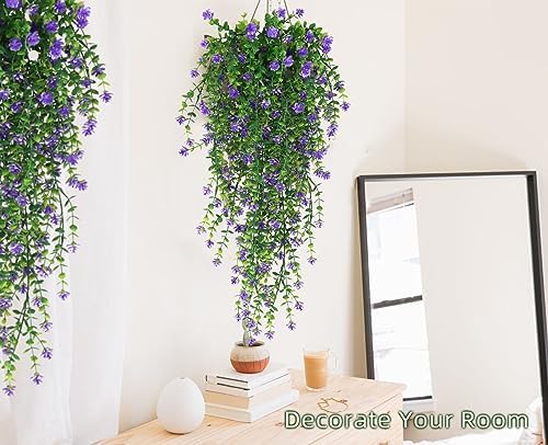 RECUTMS Vine Plant Fake Ferns Plants Large Faux Artificial Hanging Vines - Image 4