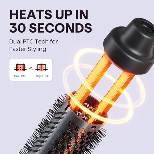 Wavytalk Thermal Brush 1.5" Detachable Heated Round Brush for Blowout Look - Image 4