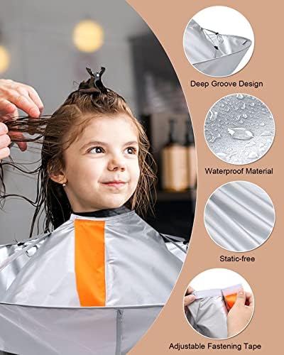 Lictin Hair Cutting Cape - Haircut Cape Umbrella with 1PCS Black Comb - Image 4