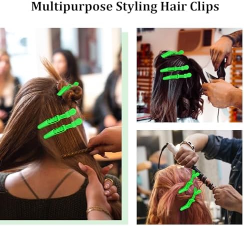 Ondder 24 Pcs Light Green Large Alligator Hair Clips for Styling, Sectioning, Big Pro Salon Gator Hair Clips for Hair Coloring Cutting, Accessories for Women Men Girls - Image 5