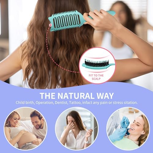 2 Pack Curl Defining Brush – With 3 Styling Tools for Effortlessly Detangles Shaping & Define Natural Curly Waves & Coils – For Women & Men Wet or Dry Hair - Reduces Frizz & Adds Shine - Image 5