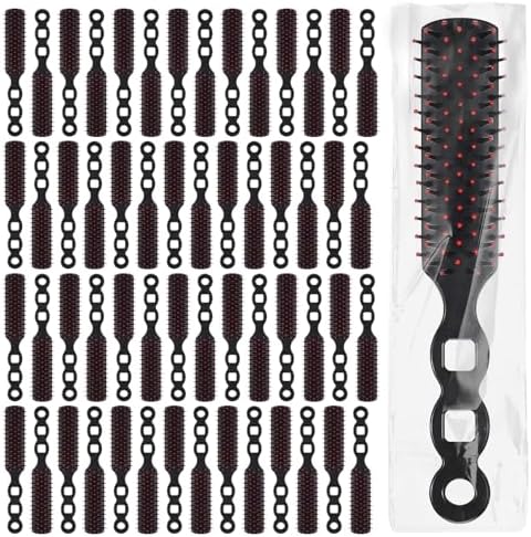 110 Packs Hair Brushes Bulk for Homeless Anti Entangling Hair Brush Massage Comb for Homeless Shelter Airbnb Hotel Nursing Home Charity Church Individually Wrapped by Liubeili