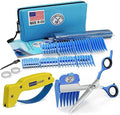 Calming Clipper® - The Silent, Gentle Haircutting Kit for Children with Autism and Sensory Sensitivity - Includes Barber Cape (21pcs RH + Sharpener) by Calming+Clipper