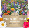 Pacific Northwest Regional Mix - Large 1 Ounce Packet - 24,000 Flower Seeds for Planting - Wildflower Mix by SweetYards