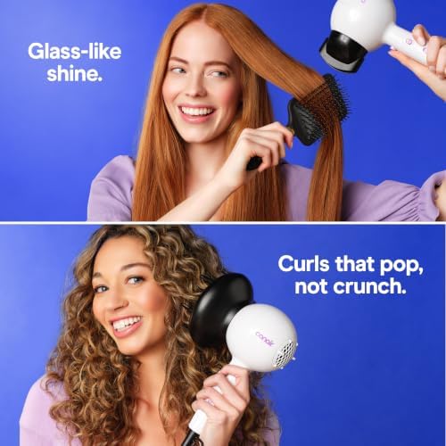 Conair Cake Pop Hair Dryer with Diffuser & Concentrator, Sugar Glaze - Image 2