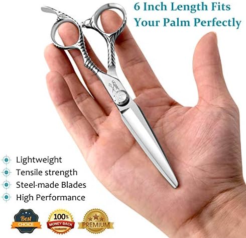 JASON Hair Cutting Scissors Shears - 6" Professional Barber Shear Haircut - Image 5