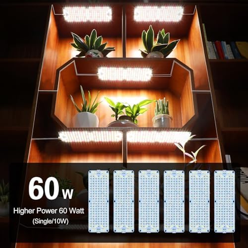 6 Pack Flat Grow Lights for Indoor Plants, Seed Starting, Veg - Image 4