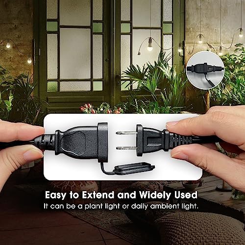 Hanging Grow Light, 3 Grow Light Bulbs with 8.86ft Power Cord - Image 4