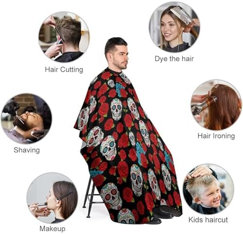Women Barber Hairdressing Cape Adjustable Salon Cape Apron for Makeup Artist Beautician - Image 3