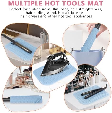 Larger Size Silicone Heat Resistant Mat for Hair Tools(12" x 9") - Image 5