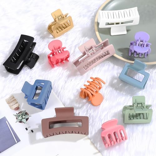 SMKSL 12 Pcs Hair Claw Clips for Women & Girls 3 Styles Hair Accessories - Image 5