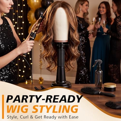 Wenqik Elevated Suction Cup Mannequin Head Stand, Adjustable Wig Stand - Image 5