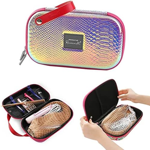 RemeeHi Hair Lace Wig Travel Bag & Storage Case, Hairdressing Bag with Accessory Pockets, Cosmetic Organizer G103 - Image 3