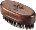 BFWood Small Travel Beard Brush - Natural Boar Bristles with Black Walnut Wood by BFWood