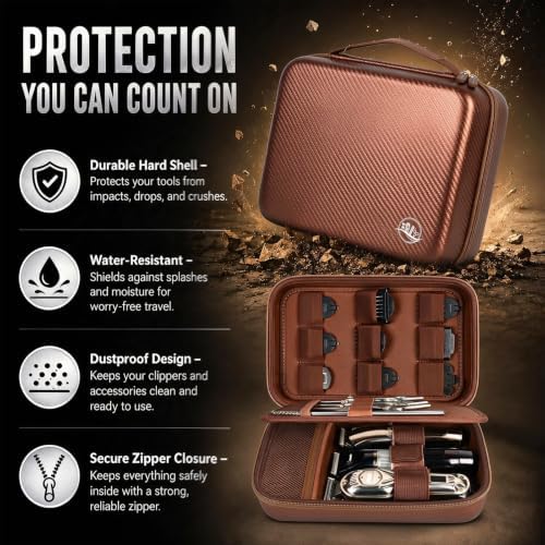 Boobowl Barber Accessories Bag for Clippers and Supplies, Hair Clipper Box - Image 5