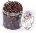 HOYOLS Brown Elastic Hair Ties, 1500 Pcs Mini Rubber Bands by HOYOLS