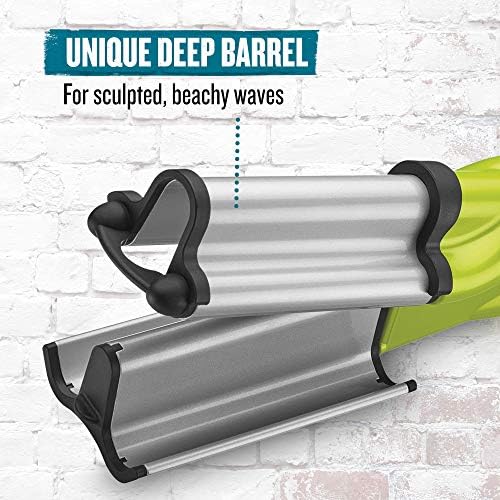 Bed Head Wave Artist Deep Waver | Combat Frizz, Get Long Lasting Results, & Add Massive Shine for Beachy Waves | With Tourmaline Ceramic Technology (Green) - Image 3