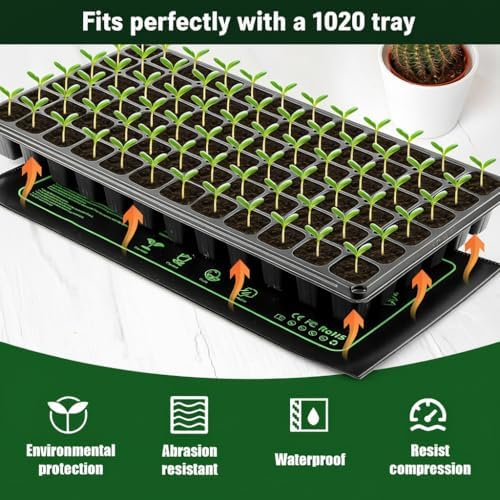 2 Pack Seedling Heat Mat for Seed Starting Plants Germination, 10"x20.5" - Image 6