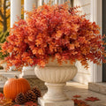 Fall Artificial Boxwood Plants Faux Greenery for Outdoor Porch Planters by KAFDY