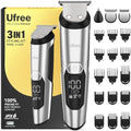 Ufree 3-in-1 Beard Trimmer for Men, IPX6 Waterproof Electric Razor Shaver by Ufree