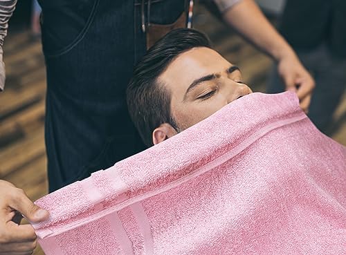 Utopia Towels Bleach Proof Salon Towels, Pack of 12, 16x27 in, Pink - Image 5