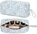 Travel Hair Tool Bag Compatible with Dyson Airwrap Carrying Case, Floral Portable Hair Dryer Bag Organizer by Ankick