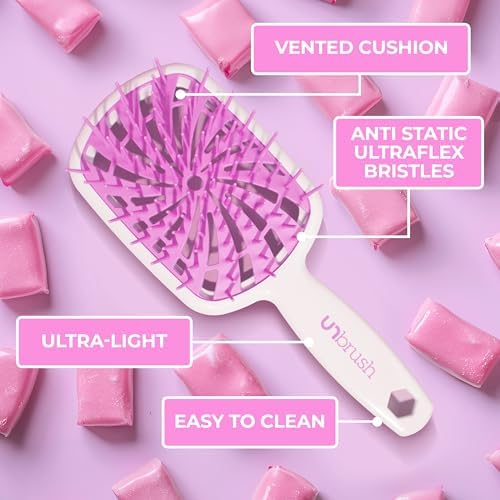 FHI Heat UNbrush Plus Ultra-Light Detangling Brush for Fine & Fragile Hair - Image 6