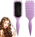 Candy Brush,Curly Hair Brush,Curl Defining Brush,Shaping and Defining Curls for Women Hair Brush for Combing and Shaping,Reduce Pulling and Curl Separation For Defined Curls(Purple) by SMARTBEST