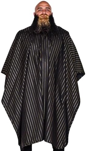 Barber Strong The Barber Cape Haircut Cover for Men, Hair Repelling and Static-Reducing Material, Water Resistant Fabric by BarberStrong