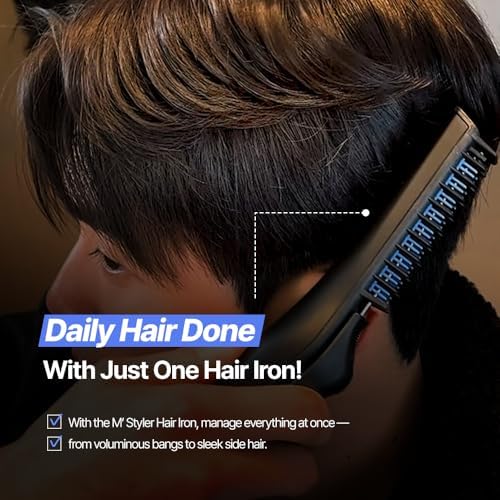 FORBEAUT M'STYLER AX 3-in-1 Hair Styler for Men, 110V, Lightweight 10oz - Image 4