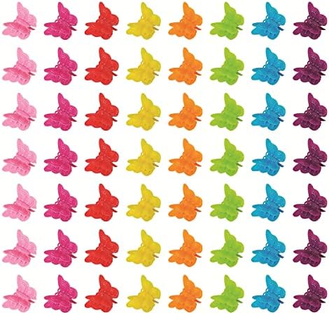 50 Pieces Assorted Color Butterfly Hair Clips, Beautiful Mini Butterfly Hair Clips Hair Accessories for Women and Girls (50 Pack Random color) - Image 2