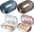 6 Pcs Travel Swab Container with Lid,6 Colors, 3.9 X 2.76 Inch by ESEHGS