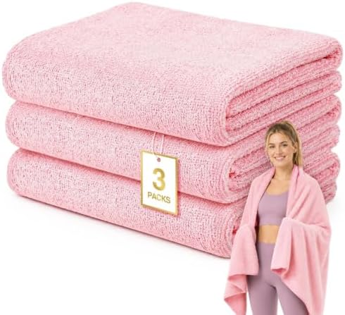 Microfiber Gym Towels for Showering Working Out Quick Dry Negative ions Large Middle Small Sizes Lightweight Gym Towel for Men Women Tennis Sports Towels for Body Hot Yoga Fitness Essentials by SOOWASH