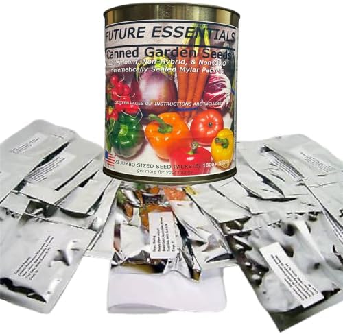 Future Eseentials 22 Heirloom Non-GMO Canned Vegetable Garden Seeds Long-Term Storage for Survival & Planting Ideal for Emergency & Survival Preparedness 5 Years + Shelf Life Pack of 1 - Image 4