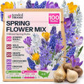 100 Mixed Spring Flower Bulbs for Fall Planting Flower Garden by Unknown