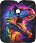 ALAZA Neon Dinosaur Barber Cape for Men Women, Waterproof Haircut Apron Beard Shaving Bib Hair Cutting Cloth 55 x 65 Inch by ALAZA