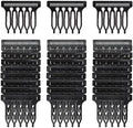 30 Pcs Hair Combs Black Plastic Clips 5-teeth Wig Combs for Lace Wigs Cap Making Wigs Accessories Styling Tools by YTBYT