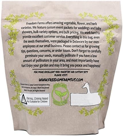Set of 43 Assorted Vegetable & Herb Seed Packets - Over 10,000 Seeds! - Includes Mylar Storage Bag - Deluxe Garden Heirloom Seeds - 100% Non-GMO - Image 6