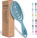 Ninabella Detangler Brush - No Tangle Hair Brush for Women, Fine, Thick and Long Hair - Hairbrush for Wet and Dry Hair, Gentle on the Scalp - Teal by Ninabella