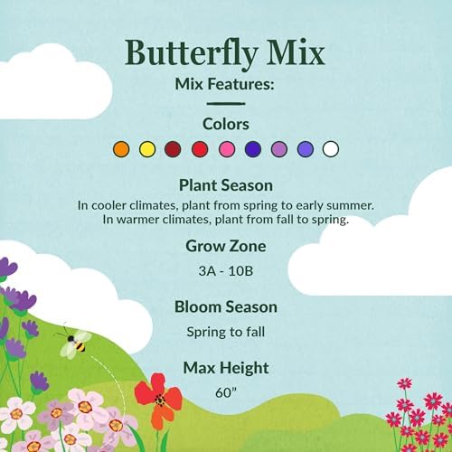 Ferry-Morse Butterfly Bulk Wildflower Seeds, 210,000+, 1 lb - Image 3