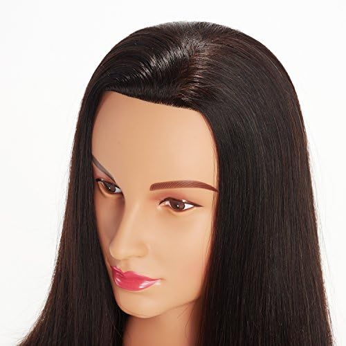 Hairingrid Mannequin Head 20"-22" 100% Human Hair Training Manikin Head - Image 3