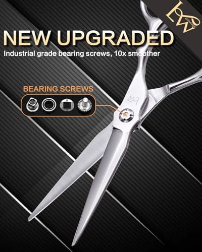 Professional Hair Scissors 7" Sharp Blades, Hair Cutting Shears - Image 4